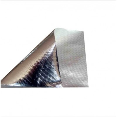 Heat Insulation Fabrics Woven Fabric Laminated Aluminium Foil Woven Aluminium Foil